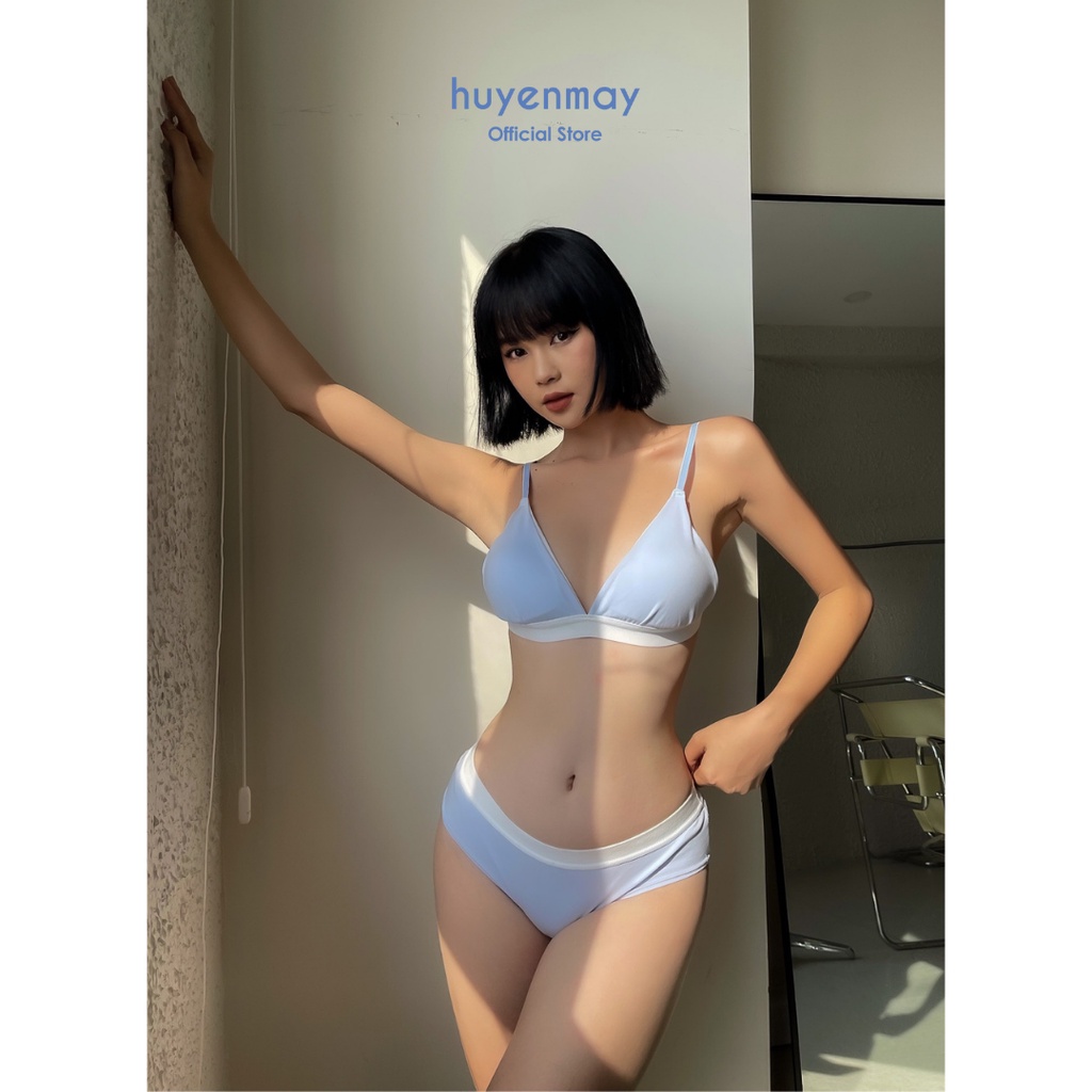 Áo Lót Cotton Móc Gài Huyenmay - Xanh Baby Blue | BigBuy360 - bigbuy360.vn