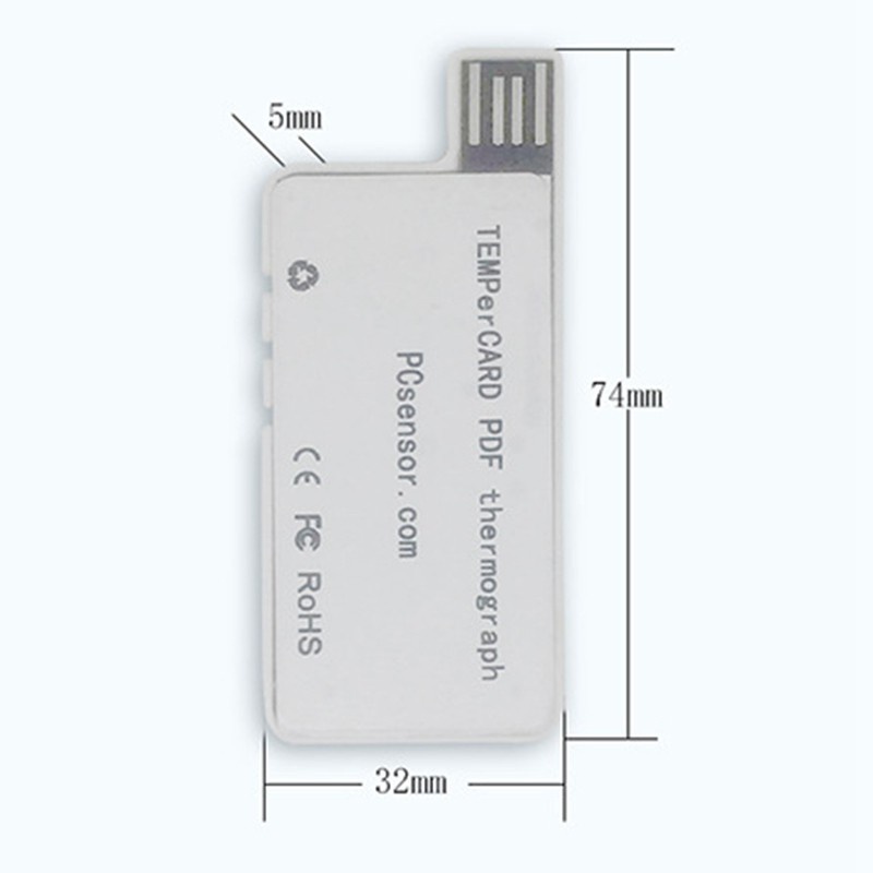 PCsensor PDF12H1 Temperature Recorder, Portable, Lightweight and High Stability Disposable PDF Temperature Recorder