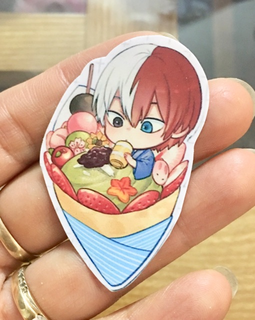 30 Sticker my hero học viện anh hùng bóc dán nhiều mẫu ngẫu nhiên