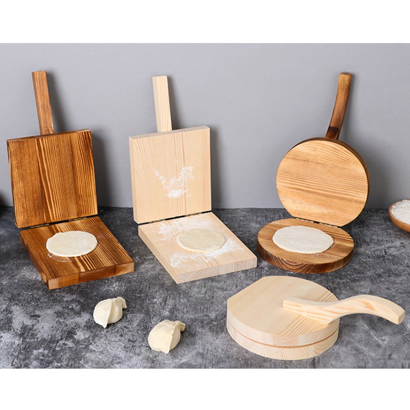 Dụng Cụ Ép Bột Làm Há Cảo Bằng Gỗ Tiện Dụng