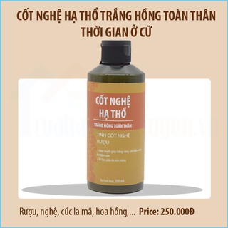 Cốt nghệ hạ thổ giảm thâm sạm, sáng da sau sinh 200ml - WonMom (Việt Nam)