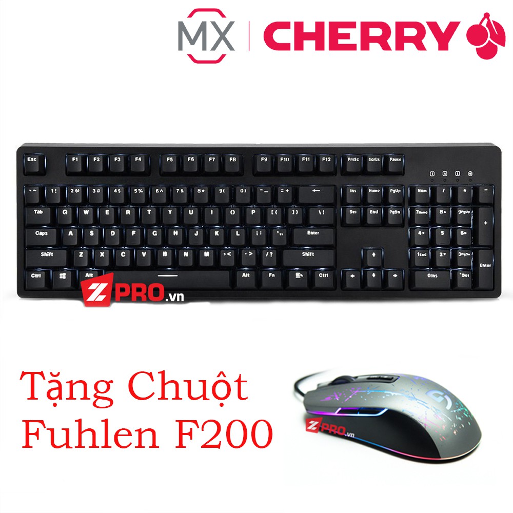 [Mã ELMS05 giảm 5% đơn 300K] Bàn phím cơ Ajazz AK535 Cherry Switch - Tặng chuột Gaming Fuhlen F200