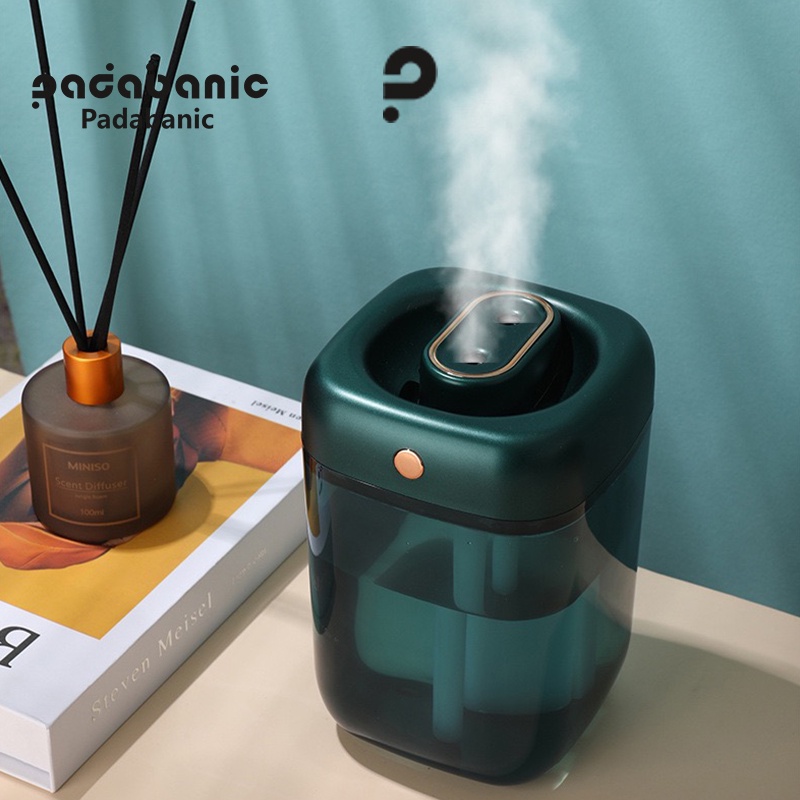 Máy Phun Sương 1.5L Mini Tạo Độ Ấm Khuếch Tán Tinh Dầu Dung Tích Lớn -Hai Lõi Bông Phun Mạnh