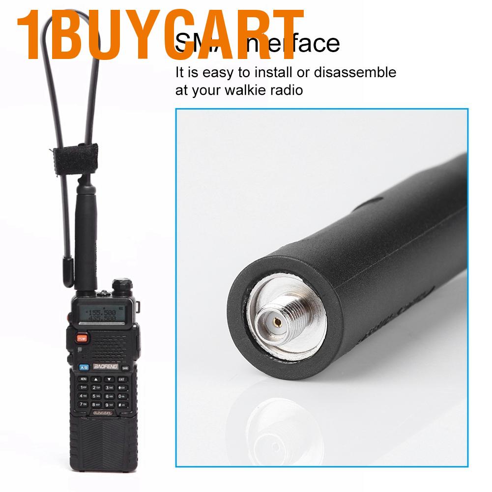 Anten SMA VHF/UHF 136-520MHz cho bộ đàm Walkie Talkie