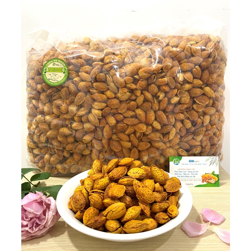 Hạnh Nhân Rang Bơ Vỏ Mỏng Mỹ Hạt Dinh Dưỡng Healthy Nuts - Túi 500g/1kg