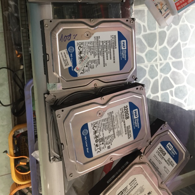 Hdd western 320G, hang nguyên zin sức khoẻ good