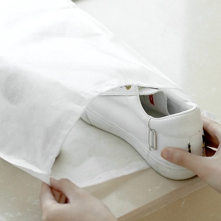 Túi đựng giày dép vải không dệt miệng dây rút tiện lợi tránh ẩm mốc và côn trùng túi đựng đồ mini lưu trữ trong gia đình