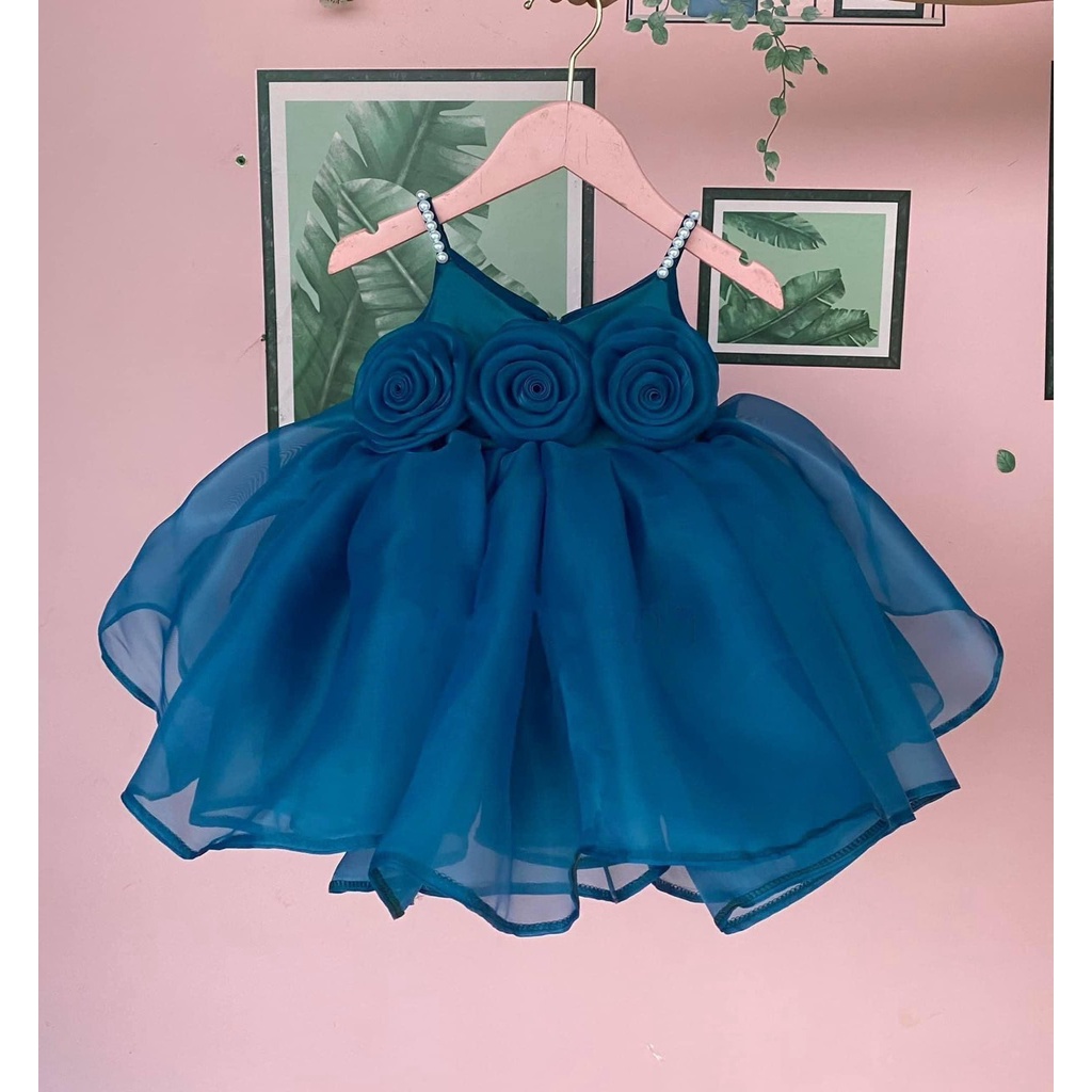 Váy 3 hoa công chúa