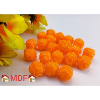 set 2 hạt, 5 hạt cườm hoa hồng size 16ly