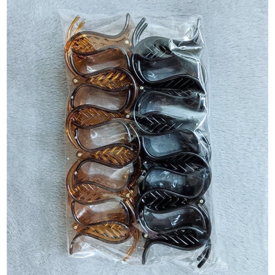 [Mã FAGOGO giảm 12% đơn 99K] Kẹp Tóc Càng Cua 3 Răng 5 Răng Mix Màu Bằng Nhụa Bền Đẹp | BigBuy360 - bigbuy360.vn