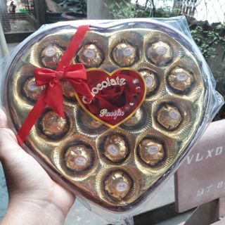 Hộp tim socola 14 - 15 viên