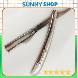 Dao Cạo Cán Inox [ HÀNG CAO CẤP ] Dao Cạo Mặt - Cạo Râu - Cạo Tóc Chuyên Dụng Cho Salon Và Cho Gia Đình