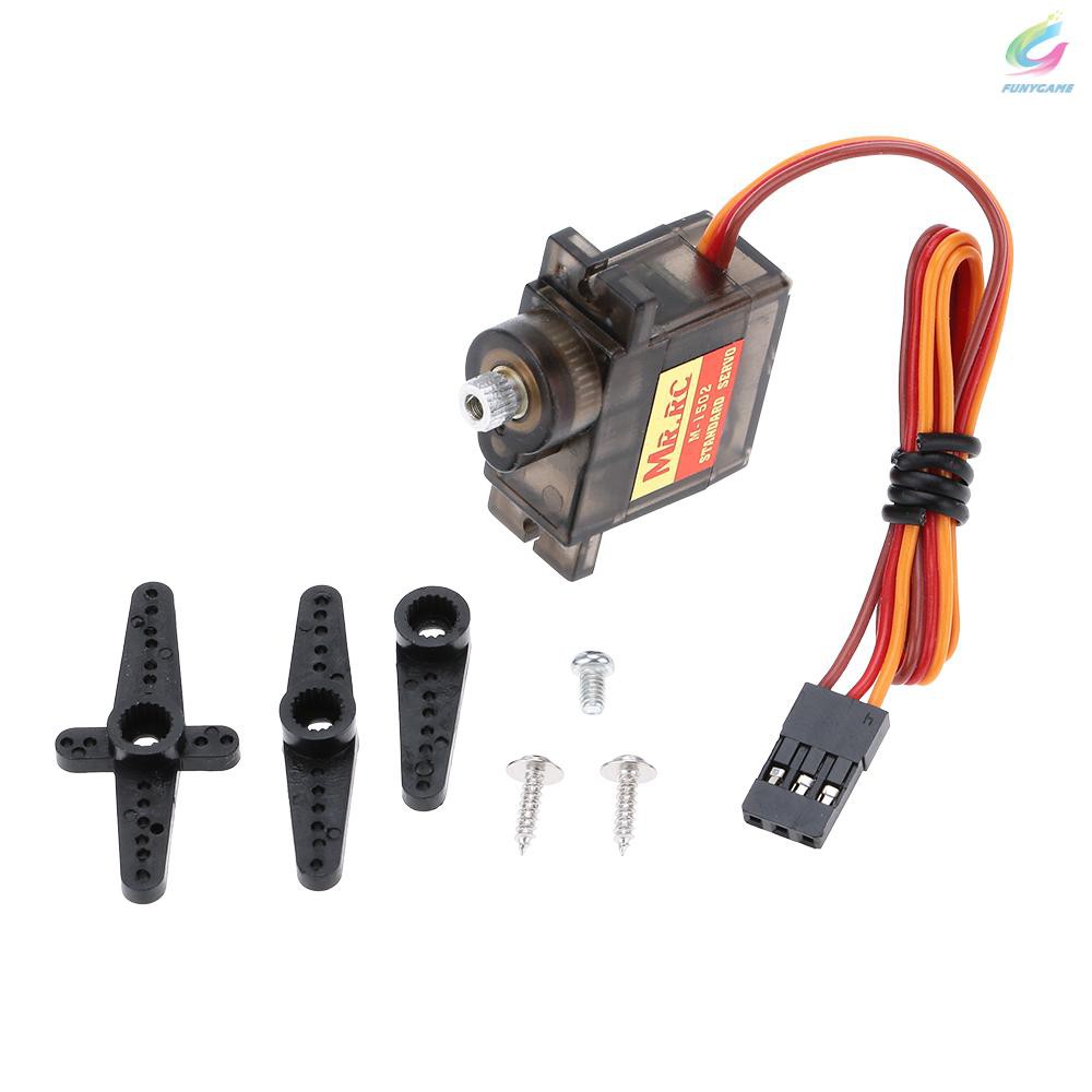 Động cơ Micro Servo kỹ thuật số bánh răng kim loại MR.RC M-1502 9g cho xe hơi máy bay trực thăng RC 250 450