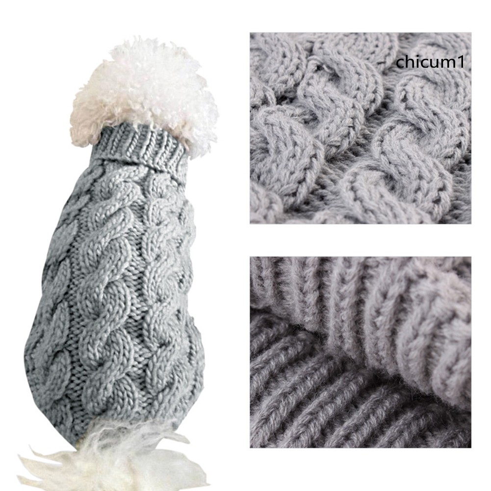 Áo Len Mùa Đông Cho Thú Cưng Ch1