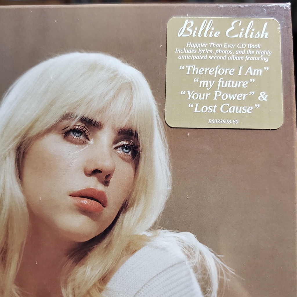 Billie Eilish Happier Than Ever CD Book Set BRAND NEW & SEALED