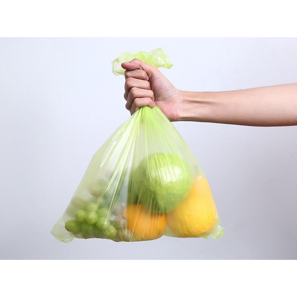 Túi Đựng Thực Phẩm  Tự Hủy Sinh Học Green Bag 20cmx30cm x250 túi Bảo Quản Rau Củ Quả Trong Tủ Lạnh