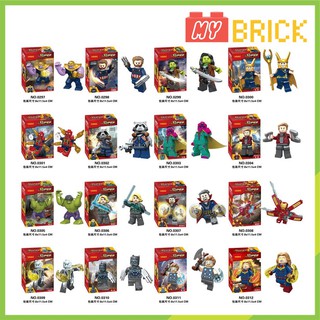Combo 16 nhân vật lego siêu anh hùng Avenger Marvel - Decool - MR8014
