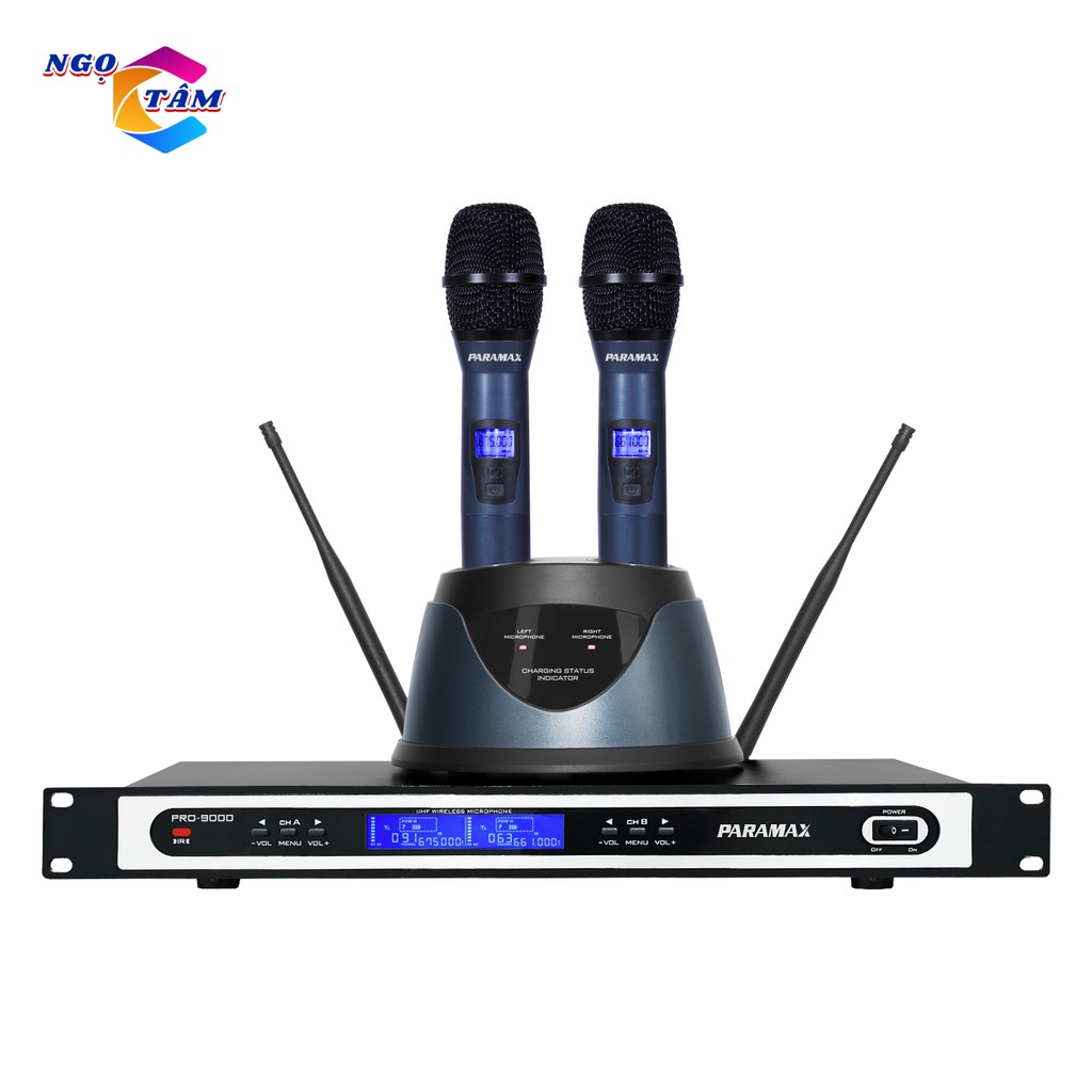 Bộ 2 Micro không dây Paramax Pro-9000 New