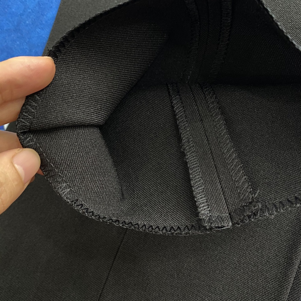 Quần Tây Nam 0ly Classic Form Thường Vĩnh Tiến 369 - Màu Đen Trơn