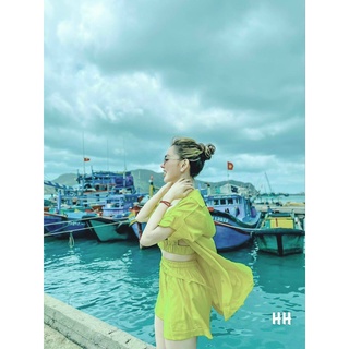 Set Bộ 3 Món Chất Đũi Cao Cấp Thời Trang Nữ