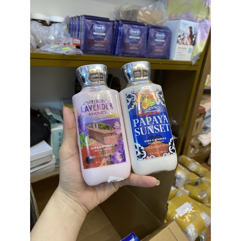 Dưỡng thể body của bath&amp;body works kèm bill us