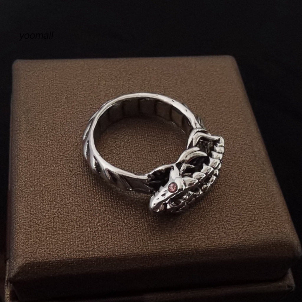 / Yo / Nhẫn Kim Loại Mini Dạng Hở Không Cần Xỏ Ngón Thích Hợp Cho Các Bữa Tiệc