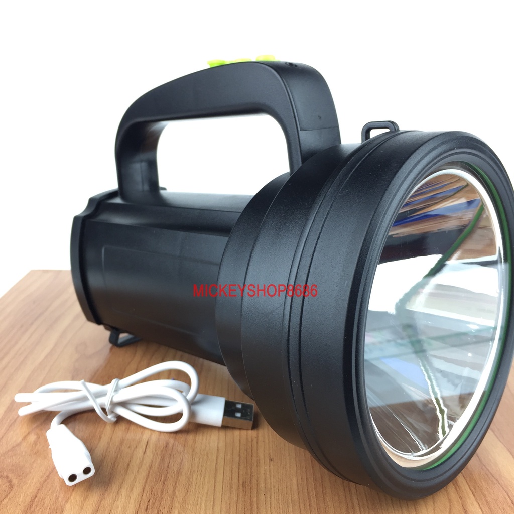 Đèn pin cầm tay siêu sáng YUXING F4 LED 180W chiếu xa chống nước sạc điện pin bền tiện dụng khi đi cắm trại ngoài trời