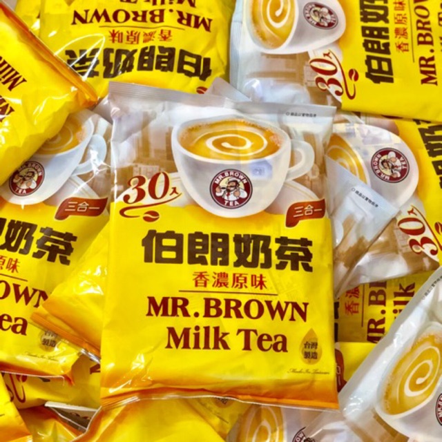 🎉🎉 TRÀ SỮA MR.BROWN - hàng xách tay Đài Loan (30gói) Date 19/03/2022