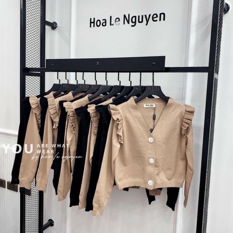 [ HÀNG MỚI VỀ ] ÁO KHOÁC LEN VIỀN TAY BÈO SIÊU XINH CHO NỮ | BigBuy360 - bigbuy360.vn