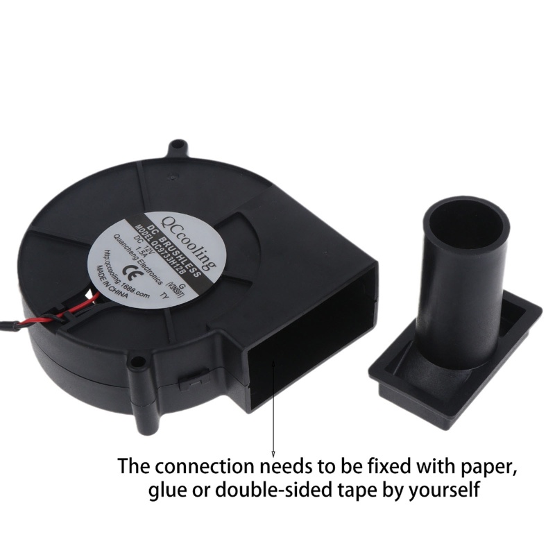 Quạt Thổi Khí Fol 9733 Phích Cắm EU DC12V 4500R Điều Chỉnh Được 4500R Cho Hoạt Động Ngoài Trời