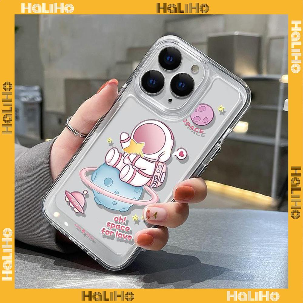 iPhone Case HD Acrylic Hard Case High Clear Metal Button Protection Camera Shockproof Cartoon Cute Compatible with iPhone 14 Pro Max 14 Plus 13 Pro Max 12 Pro Max 11 XR 7Plus