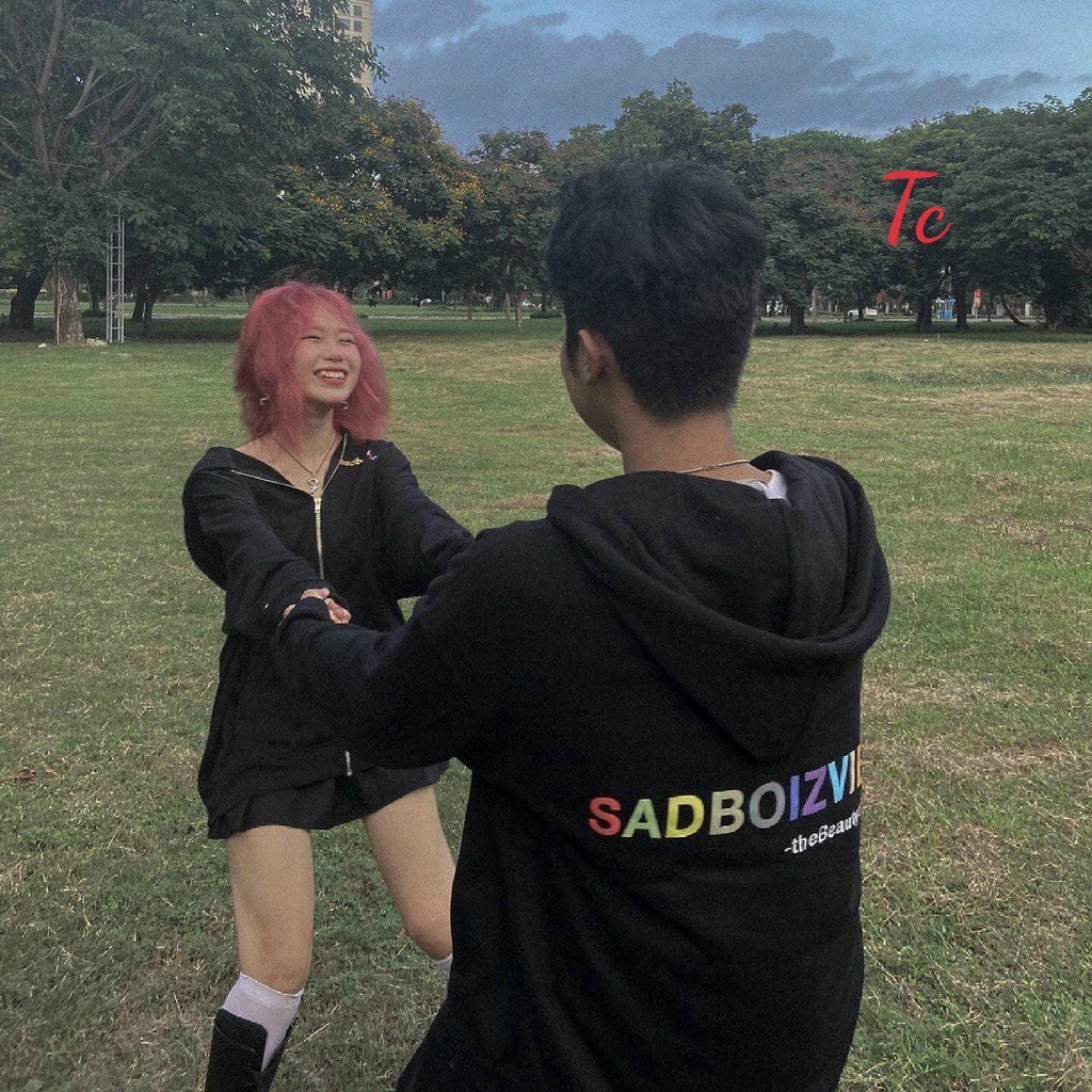 Áo Hoodie SADBOI Zip Nam Nữ Ulzzang Unisex, Áo khoác nỉ có zip chất nỉ dày dặn.H01