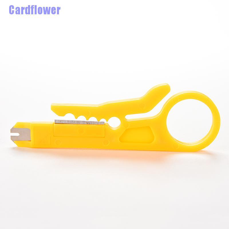 Cardflower  Network Connection Wire Punch Down Cutter Stripper For RJ45 Cat5 Cable Tool