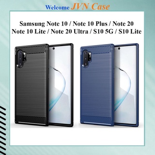 Ốp lưng dẻo samsung note 10, note 10 plus s10 5g, s10 lite note 10 lite, note 20, note 20 ultra chống sốc vân sợi cacbon