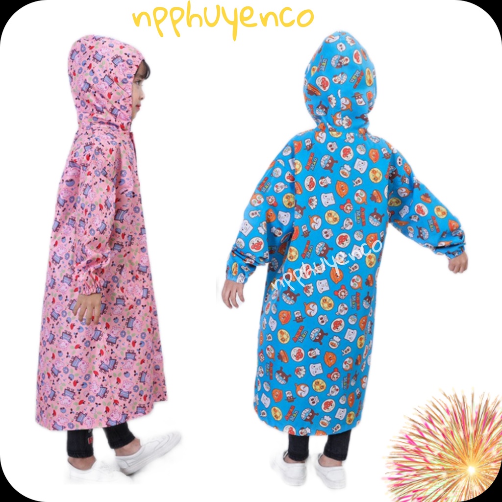 MÃ 48- ÁO MƯA BIT SƯỜN DÀNH CHO BÉ TƯỜI TỪ 4 TUỔI ĐẾN 6 TUỔI ( 16KG - 20KG). ĐƯỢC CHỌN MẪU