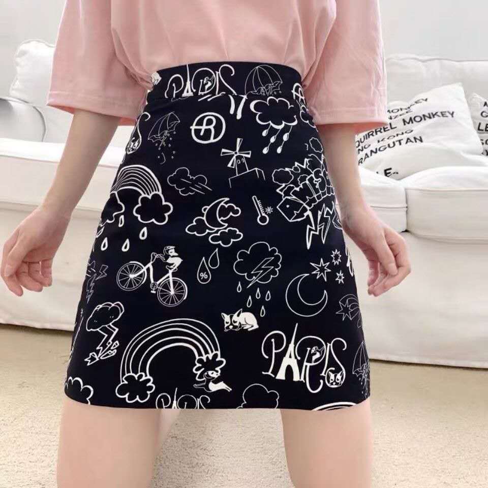 NRVP Chân váy ngắn kiểu Hàn Quốc thời trang mùa hè 2021 cho nữ