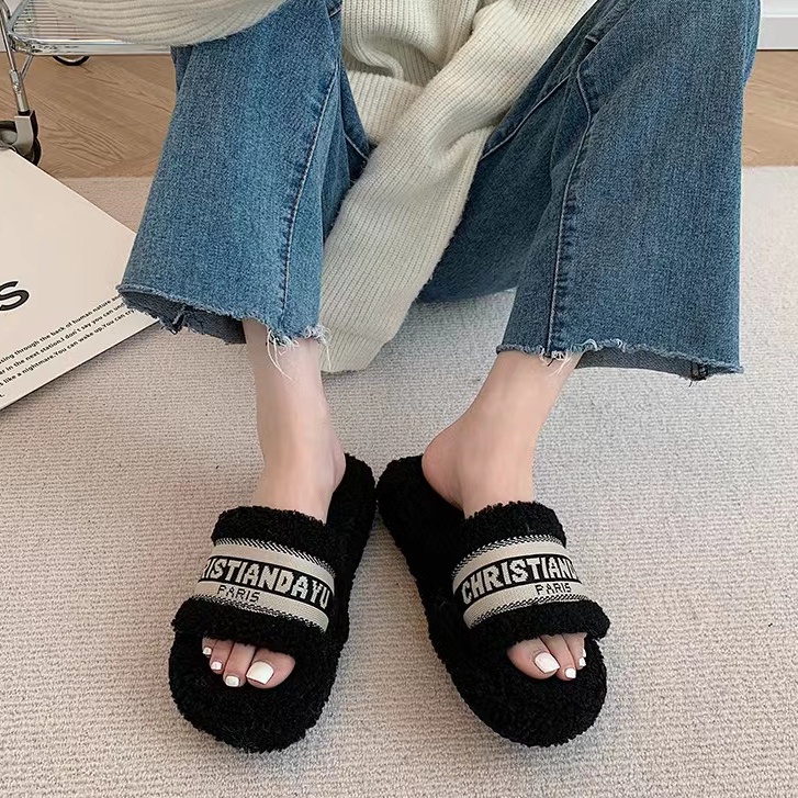 Dép Lông Xù Xinh Xắn Thời Trang 2022 Cho Nữ