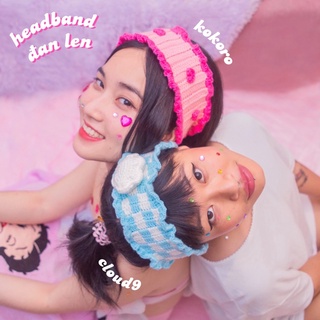 Crochet headband cài tóc đan len xinh | handmade by mignonne