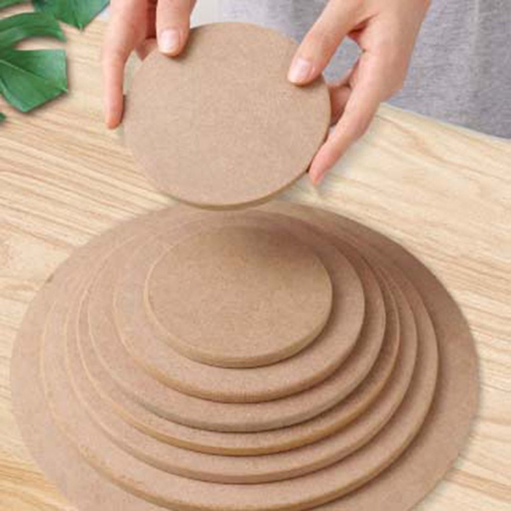 Tấm gỗ lót bàn xoay hỗ trợ làm đồ gốm hong khô dáng tròn tiện lợi