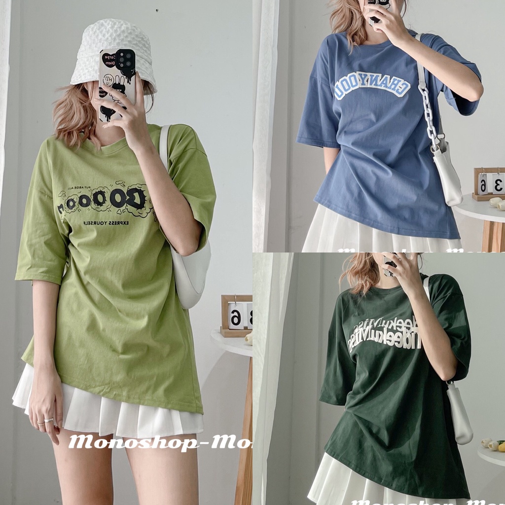 Áo thun đồng giá 99K, Áo phông unisex phom rộng tổng hợp các mẫu hot hit phần 12 Ảnh thật/ sẵn