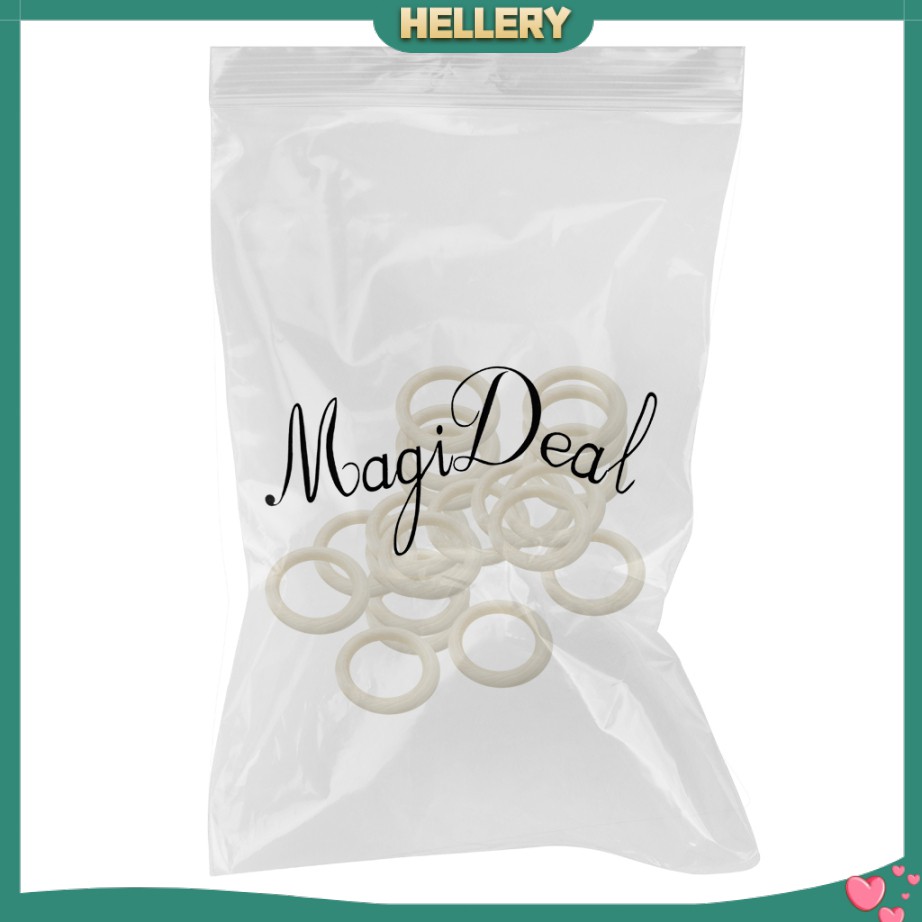 Bộ 20 Vòng Gỗ Tự Nhiên Dùng Làm Vòng Tay / Vòng cổ Cho Bé DIY