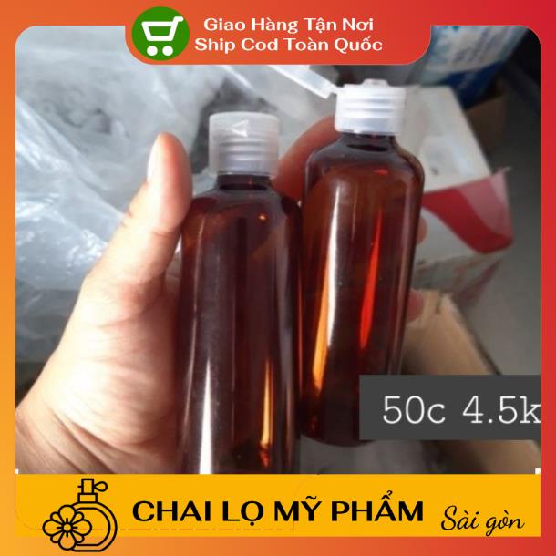 Chai Chiết Mĩ Phẩm ❤ SIÊU RẺ ❤ Chai nắp bật nâu 50ml,100ml , chai lo my pham , chai lọ mỹ phẩm , phụ kiện du lịch