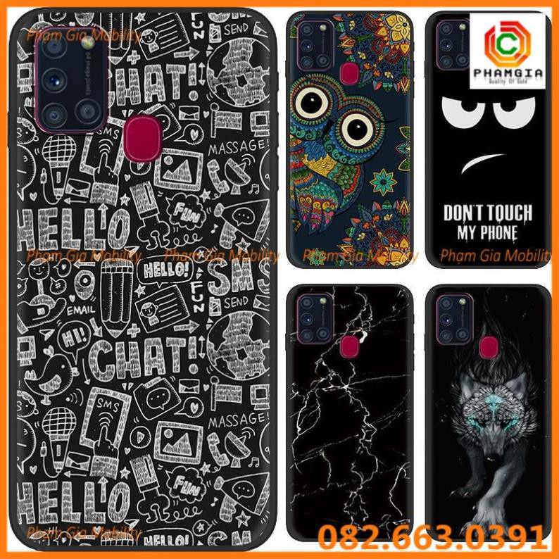 Ốp lưng Samsung Galaxy A21S dẻo hình họa tiết nhiều mẫu đẹp