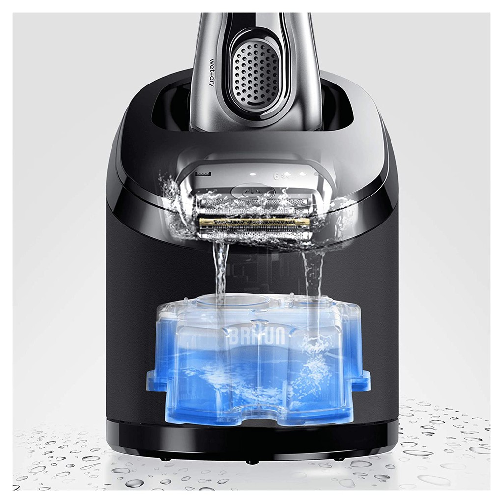 Hộp nước rửa Clean @ Renew Cartridges cho máy cạo râu BRAUN