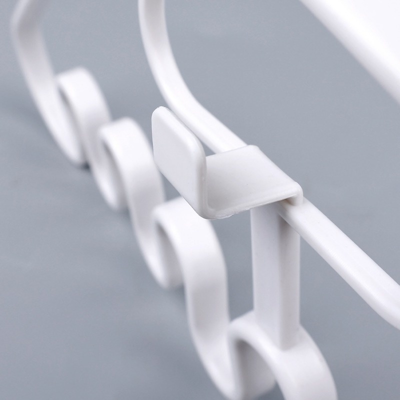 1 Thanh treo móc quần áo Bằng Nhựa PP Hình Sóng Sáng Tạo Đa Năng