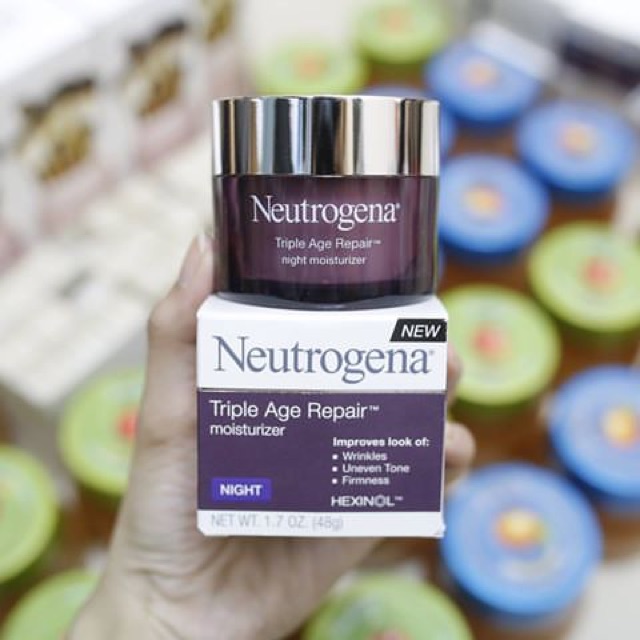 Kem dưỡng chống lão hóa da ban đêm Neutrogena Triple Age Repair Night Moisturizer 48g