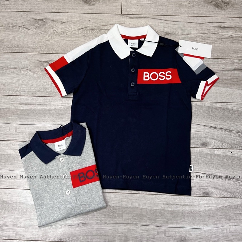 Áo polo Boss  bé trai