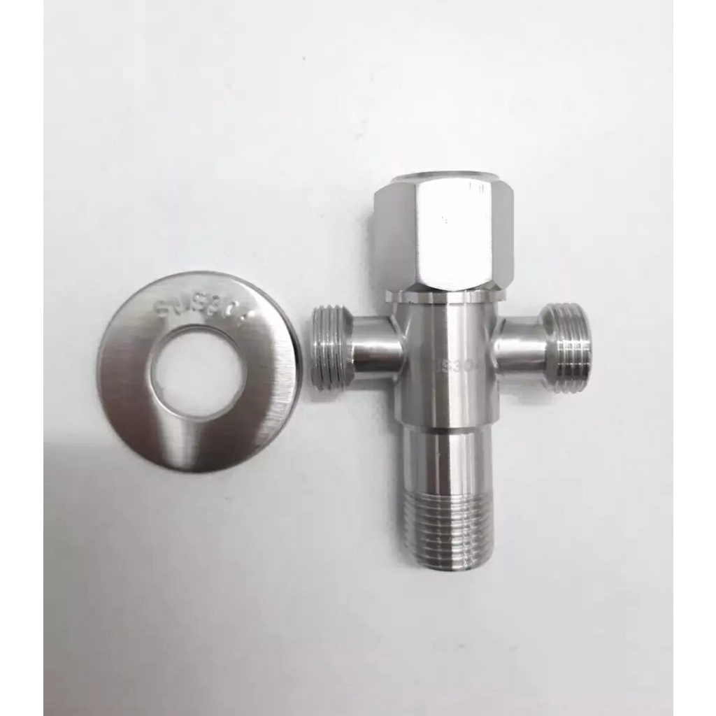Van T  Chia Nước cho vòi xịt vệ sinh và bồn cầu inox 304 tốt T2 T CẦU BA NGÃ CÓ KHÓA
