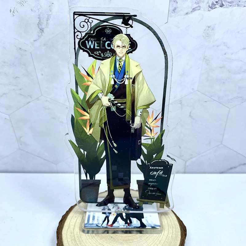 Mô hình đứng nhân vật Itadori Yuuji Fushigura Megumi bằng acrylic cỡ 15cm để bàn trang trí