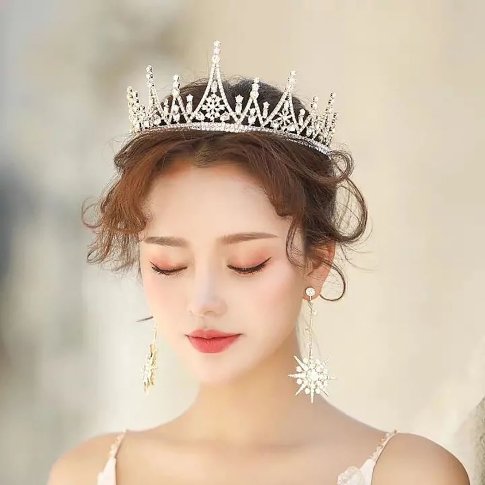 MXMUSTY Luxury Bridal crowns Fashion Wedding Jewelry|Hair Hoop Women Princess Elegant Headband Alloy Gorgeous Tiaras/Multicolor